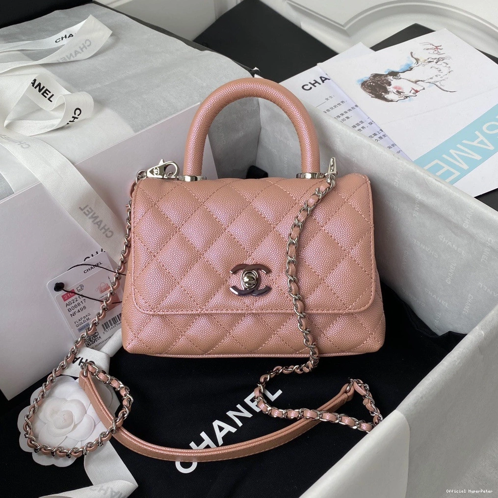 HyperPeter BAG TOP FLAP WITH MINI HANDLE CHANEL 0807